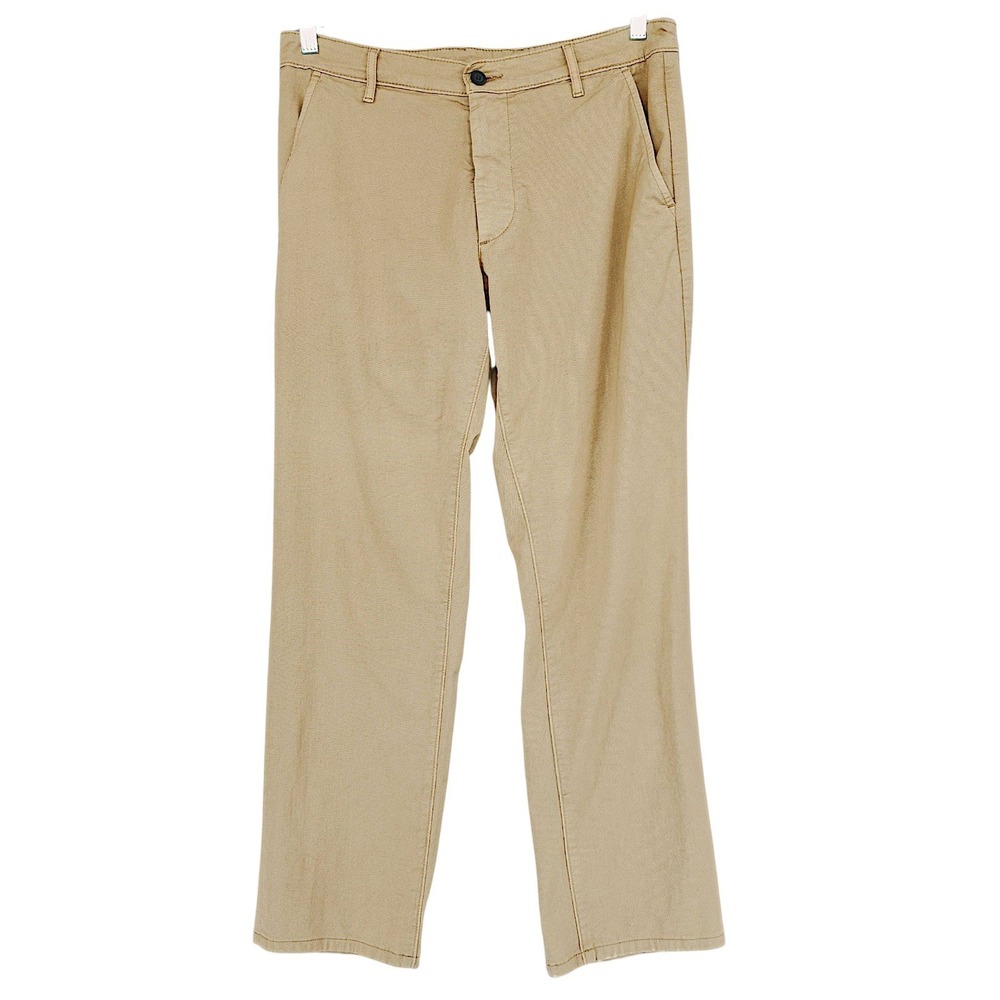 AG Adriano Goldschmied The Marshall Slim Trouser 34R Men 28" Khaki Chino Pants